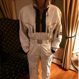Bogner  White Ski Overall.